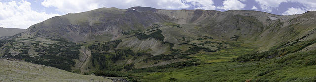 Panorama of the Tundra Just East of the Alpine Visitors Center