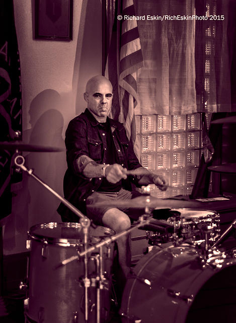 BluesJam D75 0502DrummerBW